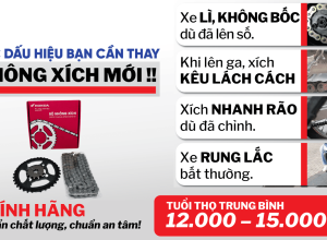 CÁC DẤU HIỆU CẦN THAY NHÔNG XÍCH MỚI