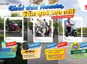 CHỐT ĐƠN HONDA – SĂN QUÀ CỰC ĐÃ