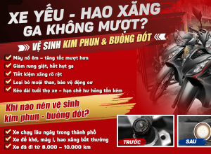LỢI ÍCH KHI VỆ SINH KIM PHUN & BUỒNG ĐỐT