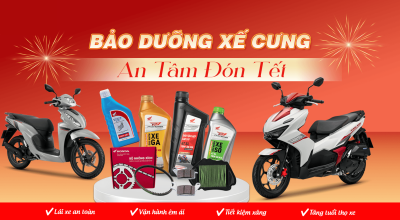 BẠN ĐÃ ĐI BẢO DƯỠNG ĐÓN TẾT CHO XẾ CƯNG CỦA MÌNH CHƯA?