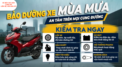 BẢO DƯỠNG XE MÙA MƯA – AN TÂM TRÊN MỌI CUNG ĐƯỜNG