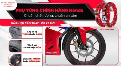 LỐP XE – NHỎ NHƯNG QUYẾT ĐỊNH AN TOÀN LỚN!