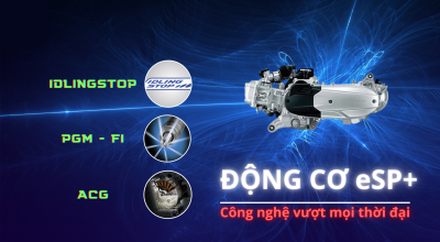ĐỘNG CƠ eSP+ TRÊN DÒNG XE TAY GA CÓ ƯU ĐIỂM GÌ?